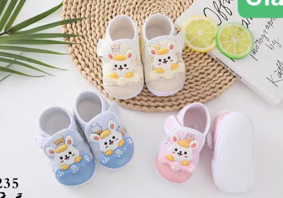  GIÀY VẢI EM BÉ KB 235 THỎ 356 