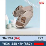  DÉP SIÊU NHẸ NỮ KB 887 BÁNH MẶT CƯỜI 317 