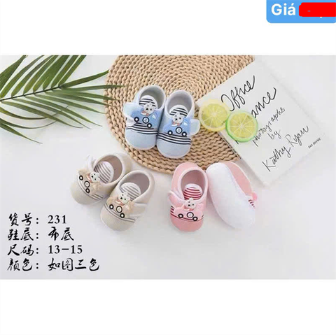  GIÀY VẢI KB 231 HÌNH GẤU Ô TÔ 356 
