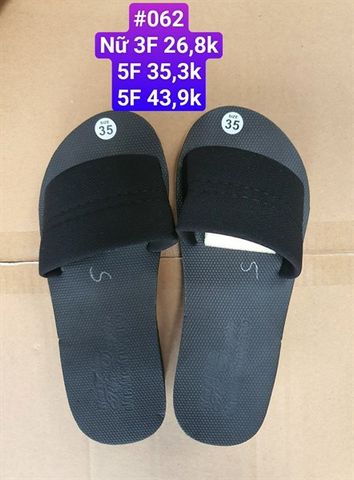  DÉP XỐP NỮ KB NGANG 3F NỮ ĐEN ANNGU 05-22.CƠ BẢN 