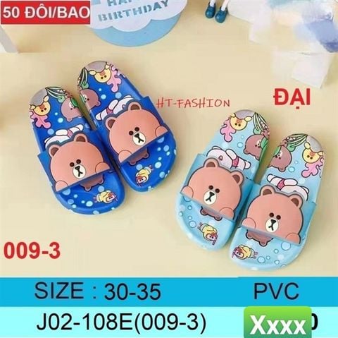 DÉP NHỰA EM BÉ KB 009-3 ĐẠI GẤU HOTHI 07-22 