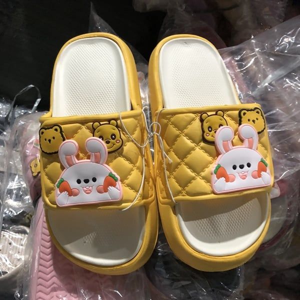  DÉP SIÊU NHẸ NỮ KB 2593 NỮ GẤU THỎ CÀ RỐT 489 