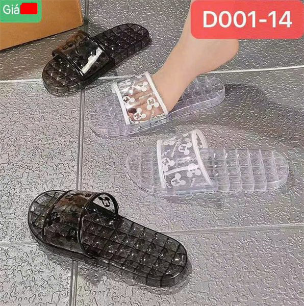  DÉP NHỰA NỮ KB D001-14 MẶT GẤU CHỮ M 356 