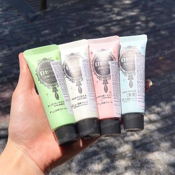 #Trắng - Sữa Rửa Mặt Rosette Hakudei Lift Mini 25g