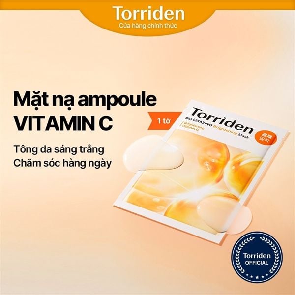 Mặt Nạ Sáng Da Torriden Brightening Vitamin C 26mlMặt Nạ Sáng Da ...