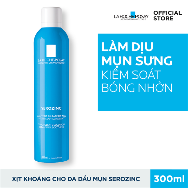 [XANH] XỊT KHOÁNG LA ROCHE - POSAY SEROZINC GIẢM BÓNG NHỜN