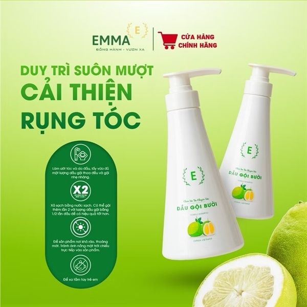 Dầu Gội Thảo Dược EMMA 2in1 380ML (24/11/2026)