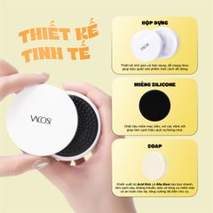 Hộp Vệ Sinh Cọ DC14 Vacosi Make Up Cleanser Kit Hàn Quốc
