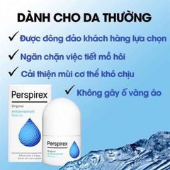 Lăn Khử Mùi Perspirex Đan Mạch 20ml