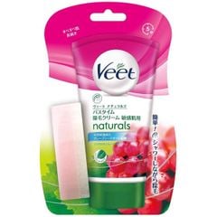 Tẩy Lông Veet Naturals Nhật Bản 150g (Kèm Bông Tẩy)