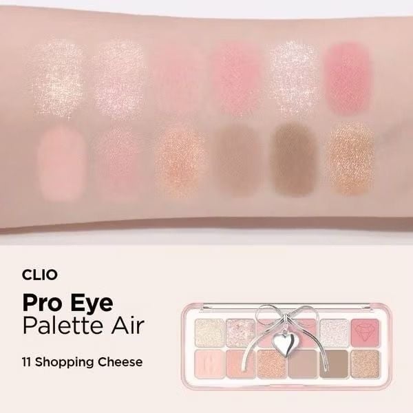 Phấn Mắt 12 Ô Clio Pro Eye Palette Air Hàn Quốc (9/2026)