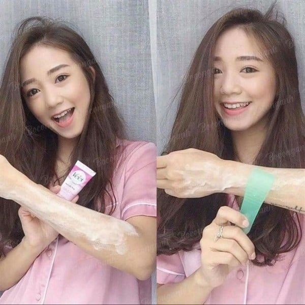 #Hồng - Tẩy Lông Veet Nhập Khẩu 50g