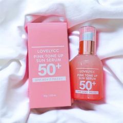 Serum Chống Nắng Căng Bóng Da Lovelycc Pink Tone Up 30g