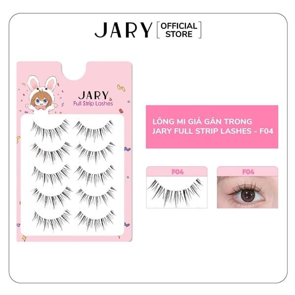 LÔNG MI CỤM TỰ NHIÊN JARY CLUSTER LASHES HỘP NHỰA 5 HÀNG