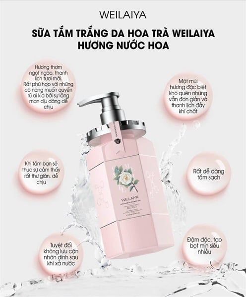 Sữa Tắm Trắng Da Weilaiya Grand Rose Extracts (05/2028)