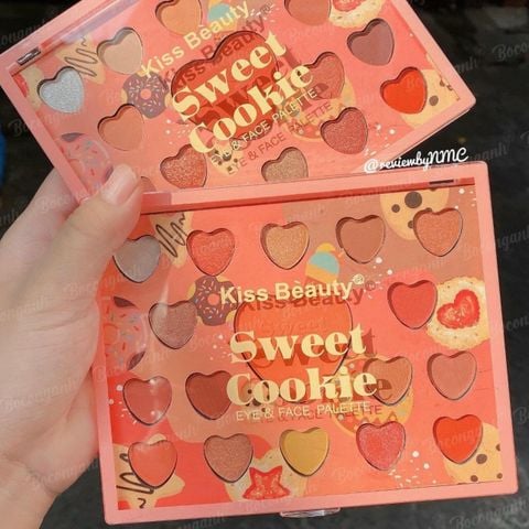 # 02 - PHẤN MẮT 18 Ô SWEET COOKIE TRÁI TIM