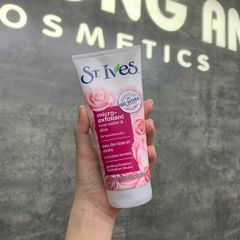 #Hoa Hồng & Lô Hội - Sữa Rửa Mặt Tẩy Tế Bào Chết St Ives 170g