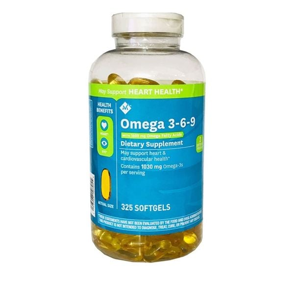 Viên Uống Omega 3-6-9 Heart Health 325 Viên Mỹ (08/2025)
