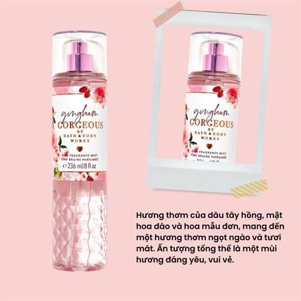 Xịt Thơm Body Mist Bath & Body Works Mỹ