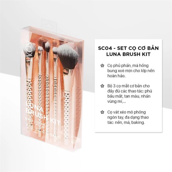 Set 5 Cọ Vacosi Luna Brush Kit Hàn Quốc (NK)