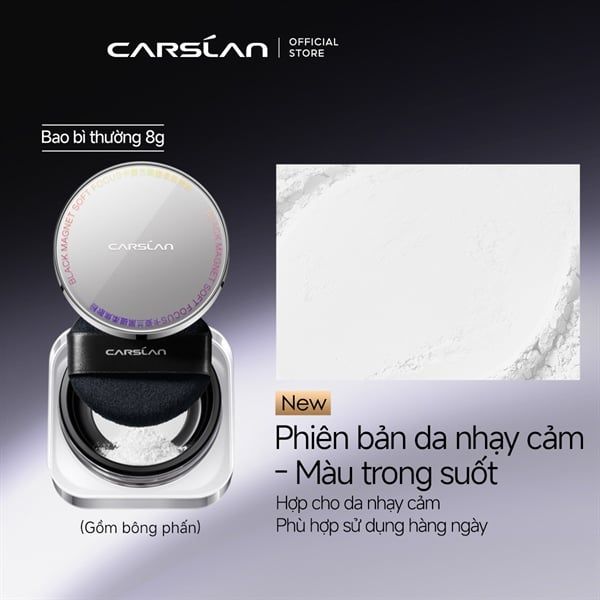 [Xách] Phấn Phủ Bột Carslan Soft Focus Nội Địa Trung 8g