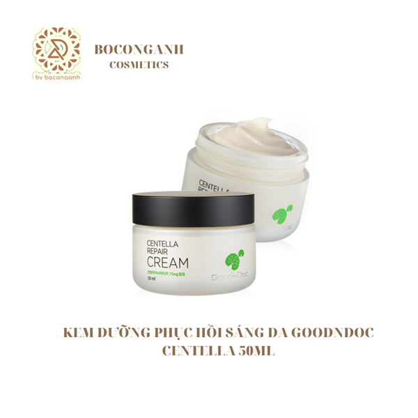 Kem Dưỡng Phục Hồi Sáng Da Goodndoc Centella 50ml