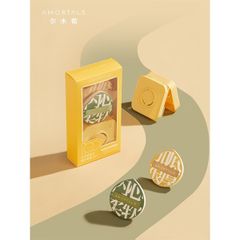 Mút Trang Điểm Cotton Amortals Kèm Hộp Cao Cấp