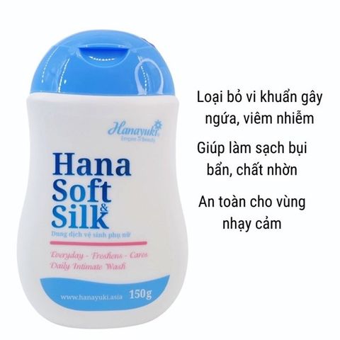 #Xanh - Dung Dịch Vệ Sinh Hanayuki Soft & Silk 150g (2/1/2026)