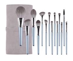 Bộ Cọ 14 Cây Trang Điểm Cá Nhân Kèm Túi Da