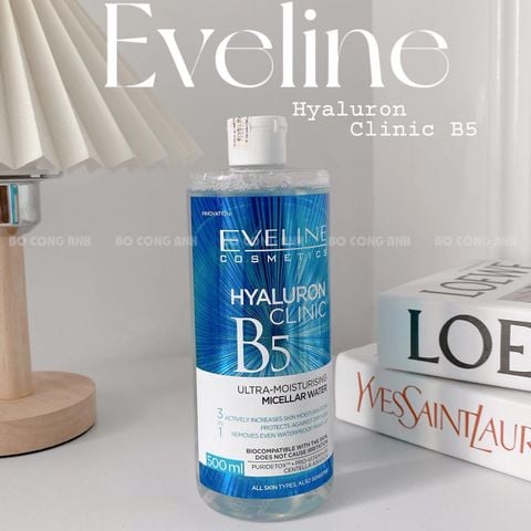 Tẩy Trang Dưỡng Ẩm Eveline Hyaluron Clinic B5