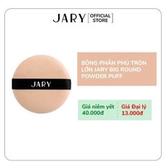 Bông Phấn Phủ Tròn Lớn Jary Big Round Powder Puff