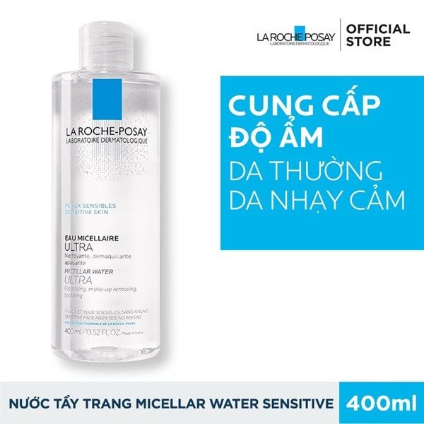 #TRẮNG - NƯỚC TẨY TRANG LA ROCHE - POSAY 400ML DA NHẠY CẢM 400ML