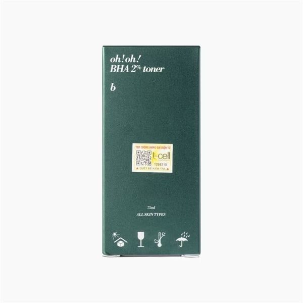 Nước Cân Bằng 2% BHA Tẩy Tế Bào Chết, Làm Sạch Sâu Da oh!oh! BHA 2% (1/7/2027)