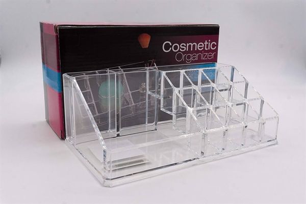Khay Đựng Son Mỹ Phẩm Mica 16 Ô Cosmetic Organizer