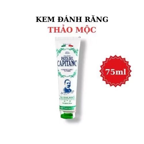 Kem Đánh Răng Pasta Del Capitano 1905 - 75ML