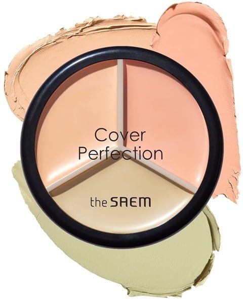 Che Khuyết Điểm 3 Ô The Saem Cover Perfection Hàn Quốc (03/2028)