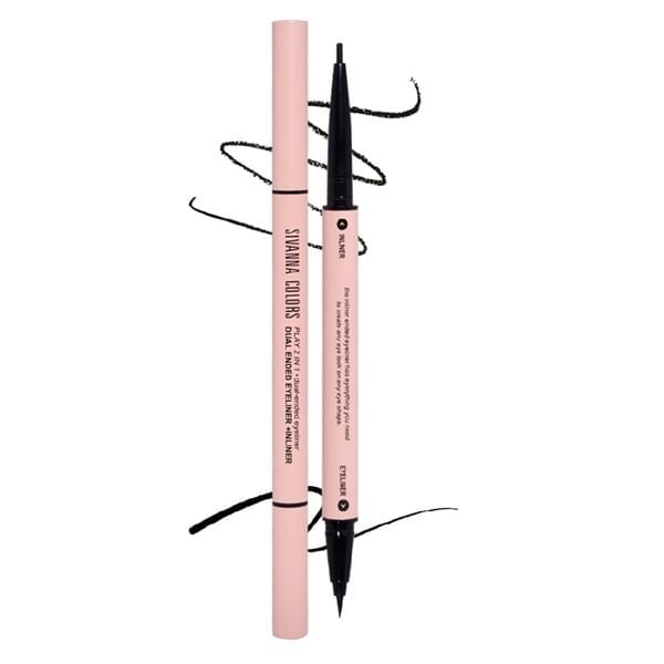 Kẻ Mắt Sivanna Dual Ended Eyeliner + Inliner 2 Đầu Thái Hf9036 (4/2028)