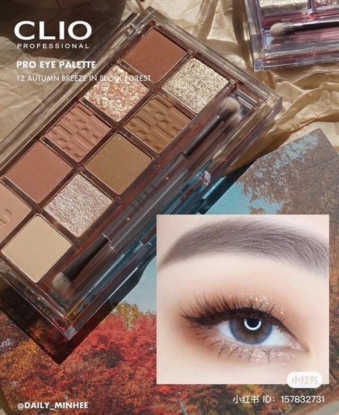 PHẤN MẮT CLIO PRO EYE PALETTE 10 Ô KÈM CỌ (09/2025) (XT)