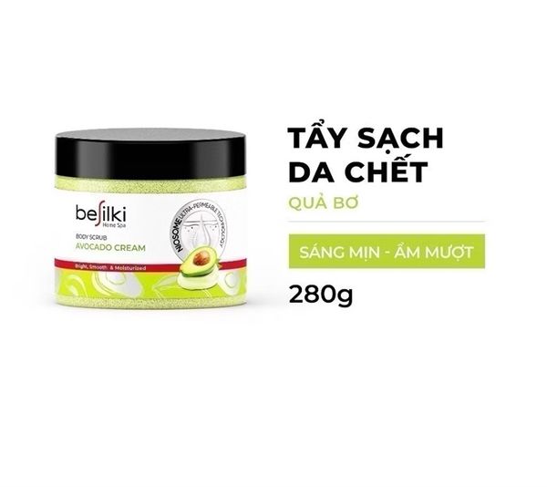 Tẩy Da Chết Body Besilki 3in1 Dưỡng Ẩm Cho Da 280G