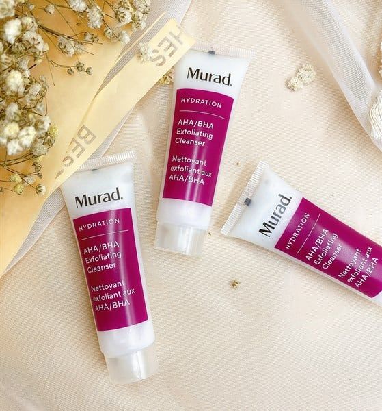 Sửa Rửa Mặt Tẩy Da Chết Murad Hydration Aha/Bha 30ml