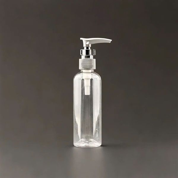 Chai Chiết Mỹ Phẩm Bằng Nhựa Vòi Nhấn 100ml (Có Van Khoá)