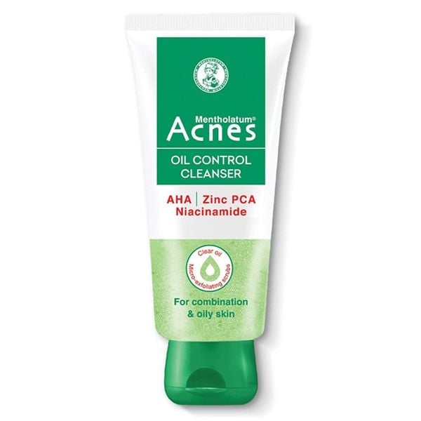 Gel Rửa Mặt Acnes Sạch Nhờn AHA Zinc PCA 100g