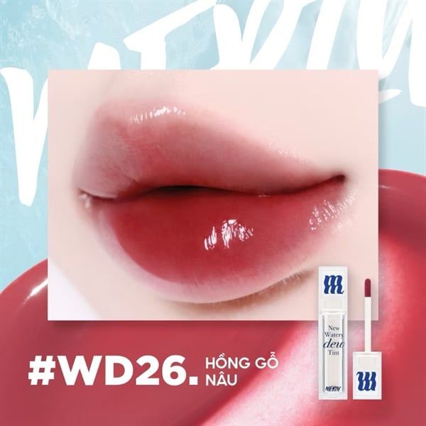 Son Tint Bóng Merzy Dạng Thạch New Watery Dew Tint 4G (21/4/2028)