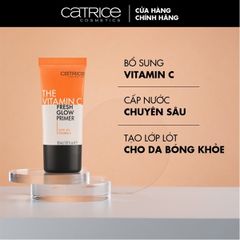 Kem Lót Cấp Ẩm Catrice Clean ID Vitamin C Fresh Glow Primer 30ml (01/2027)