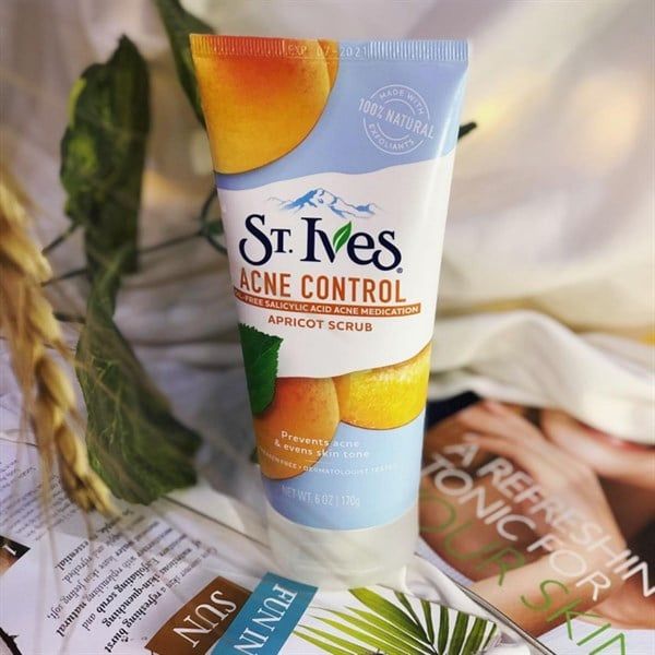 #ACNE CONTROL - SỮA RỬA MẶT TẨY TẾ BÀO CHẾT ST.IVES 170G