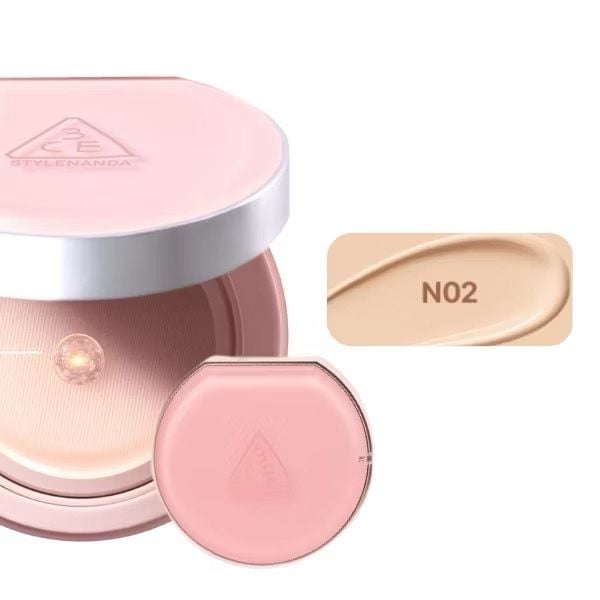 Set Phấn Nước 3CE Fitting Mesh Refill SPF40 PA+++ 11Gx2