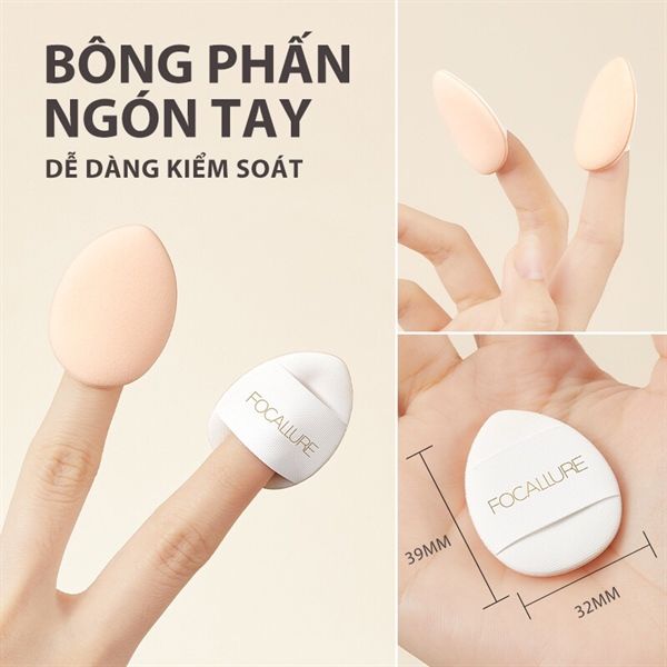 Mút Trang Điểm Mini Đeo Ngón Tay Focallure