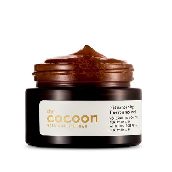 MẶT NẠ HOA HỒNG DƯỠNG ẨM THE COCOON SIZE LỚN 100ML