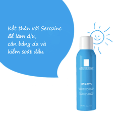 [XANH] XỊT KHOÁNG LA ROCHE - POSAY SEROZINC GIẢM BÓNG NHỜN