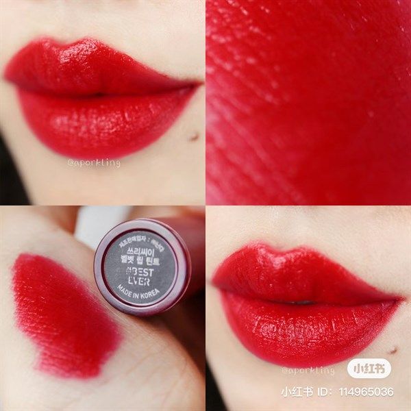 Son Kem Lì 3CE Velvet Lip Tint 4g Hàn Quốc